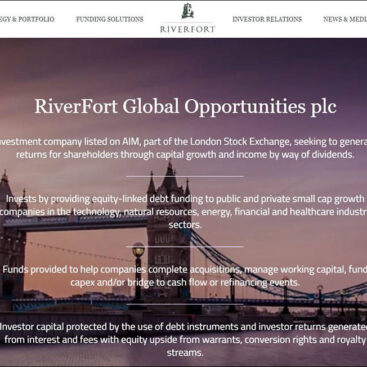 Riverfort Global Opportunities website developed and managed by Corporates Online