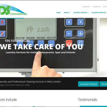 TDS Commercial website designed and developed by Corporates Online