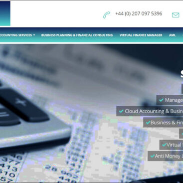 Sirius Financials website designed and developed by Corporates Online