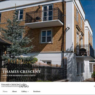 Thames Crescent website designed and developed by Corporates Online