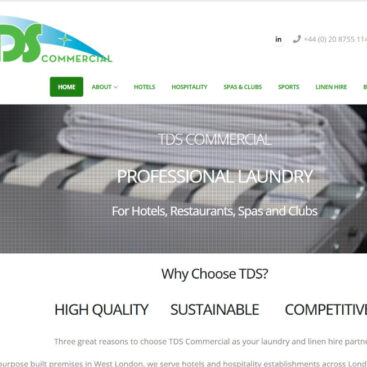 TDS Commercial home page - for Corporates Online portfolio page